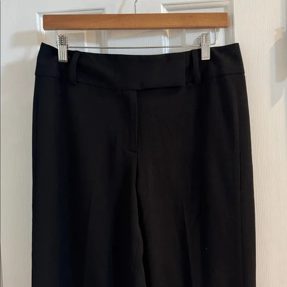 T Tahari Black Trousers w/ Wide Waistband - Picture 4 of 9